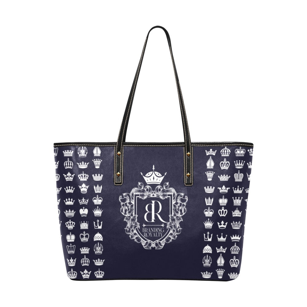 Custom leather tote bag for small business owners and organizations. For personal or business use.