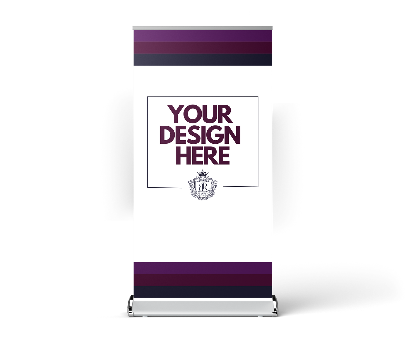Custom retractable banner for small business owners and organizations. For personal or business use.