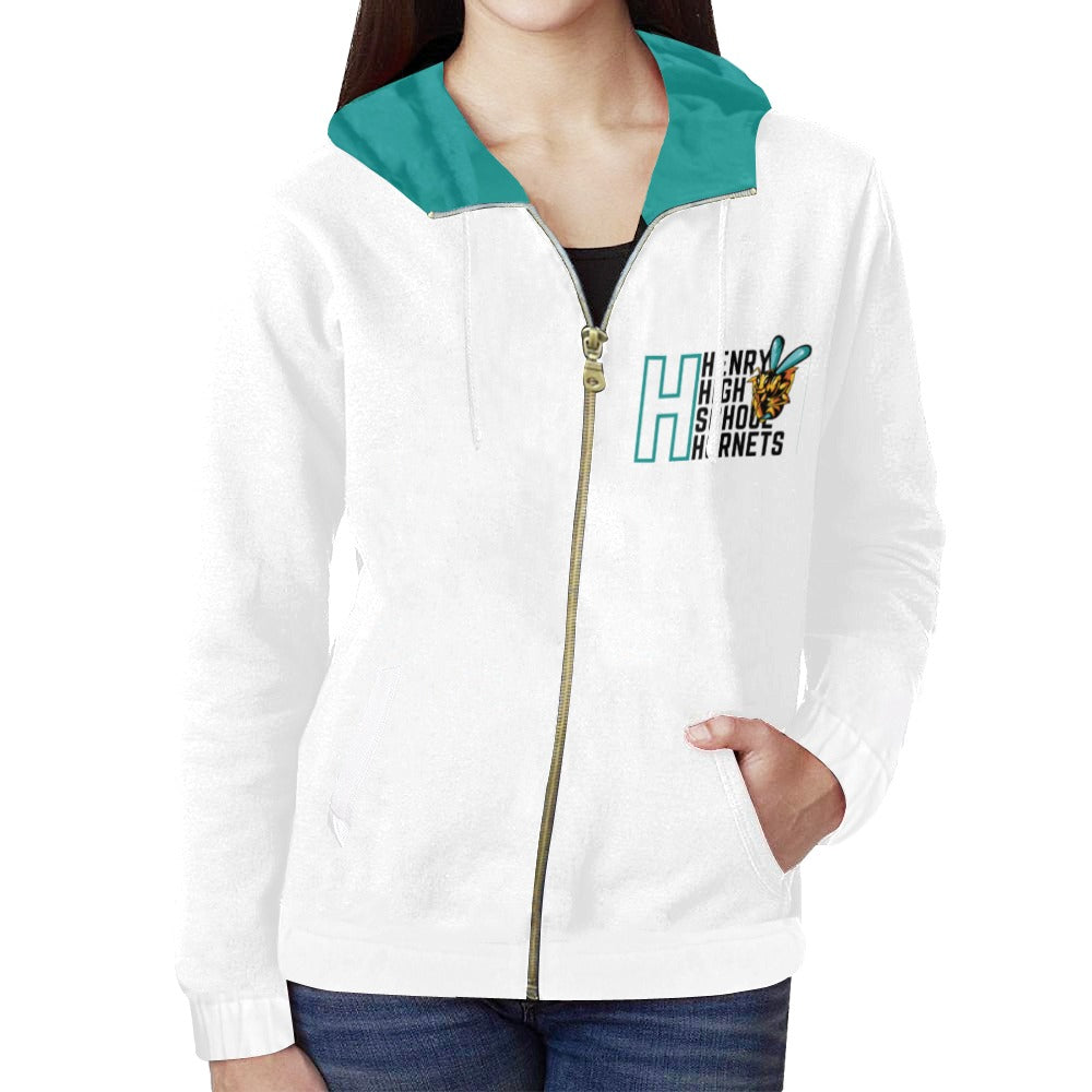 Custom Women's Zip Hoodie