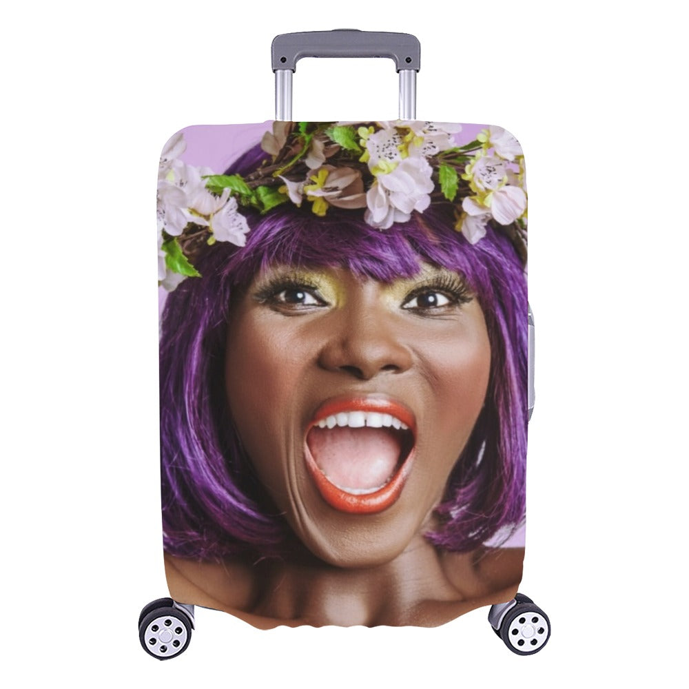 Custom luggage cover case for small business owners and organizations. For personal or business use.