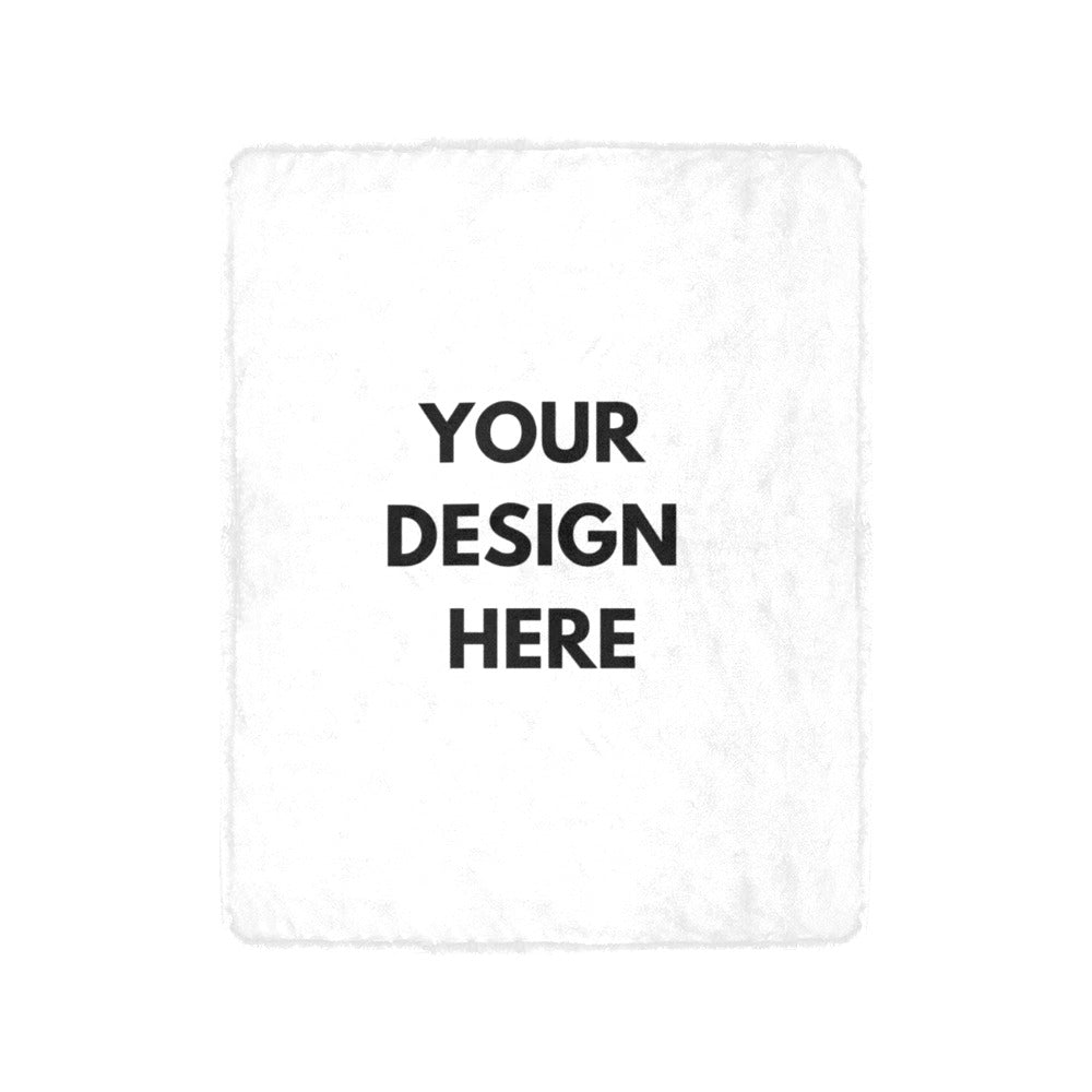 Custom fleece blanket for small business owners and organizations. For personal or business use.