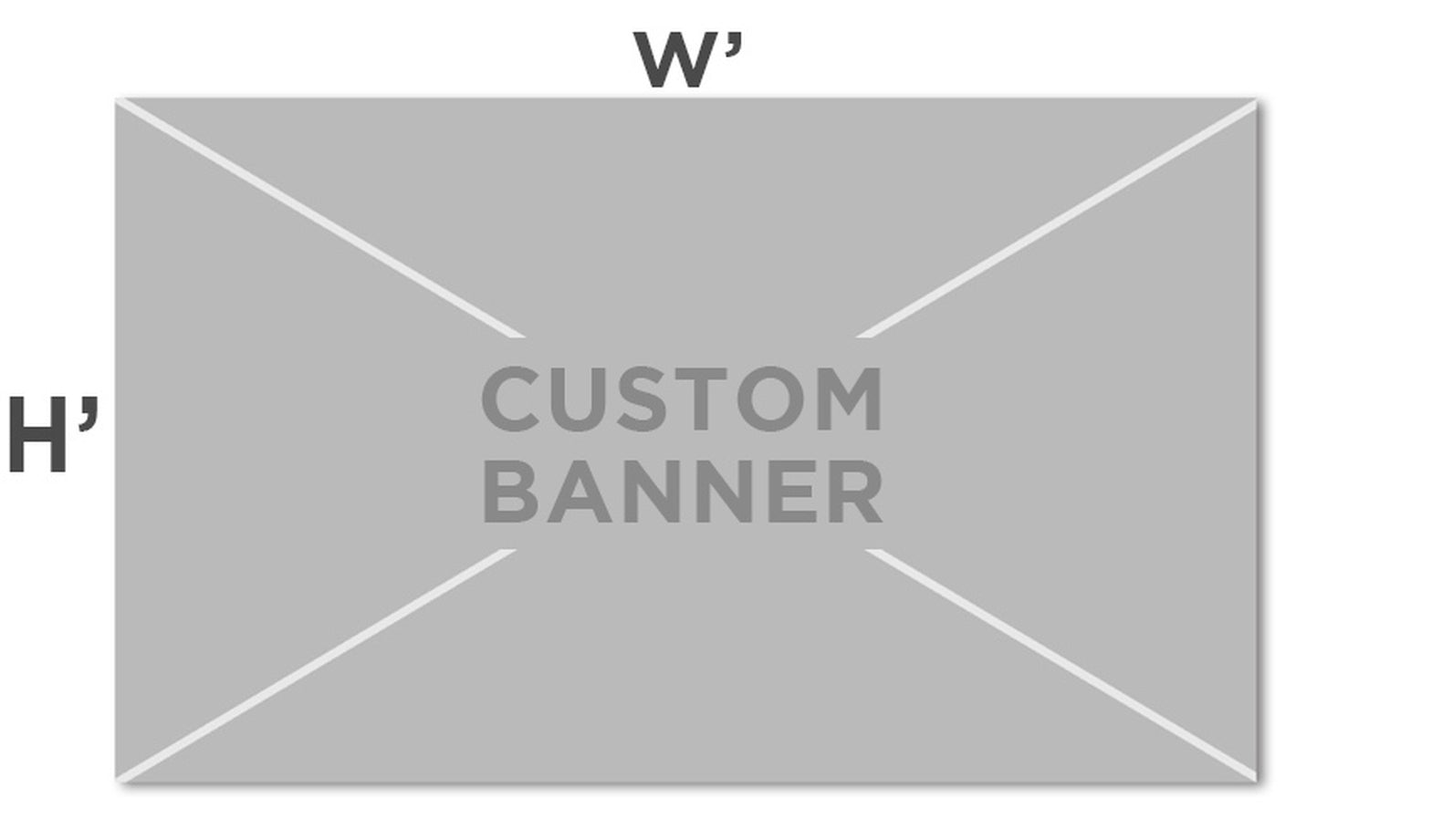 Custom vinyl banner for small business owners and organizations. For personal or business use.