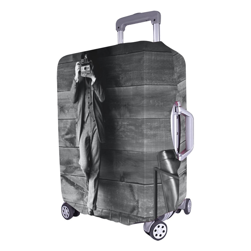 Custom luggage cover case for small business owners and organizations. For personal or business use.