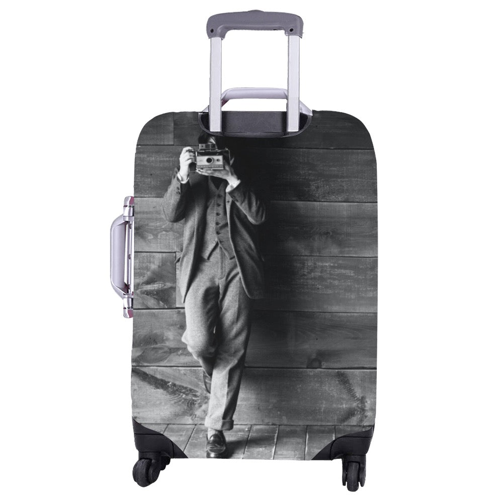 Custom luggage cover case for small business owners and organizations.  For personal or business use.
